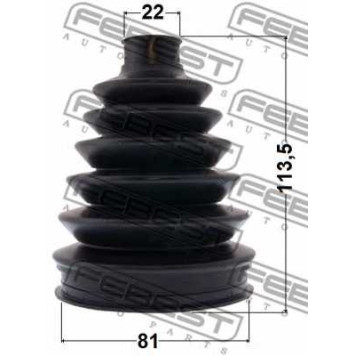 Пыльник приводного вала FEBEST 0317P-JAZZ-1