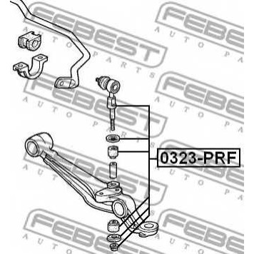 Тяга / стойка стабилизатора FEBEST 0323-PRF-1