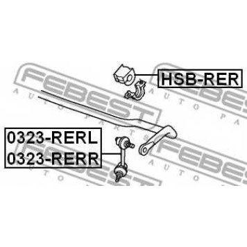 Тяга / стойка стабилизатора FEBEST 0323-RERR-1