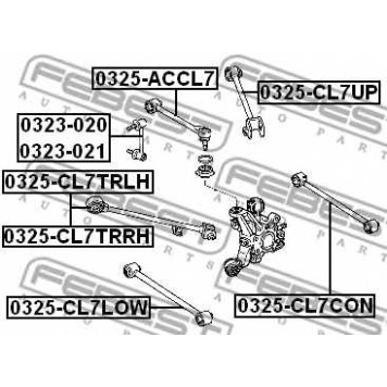 Рычаг независимой подвески колеса FEBEST 0325-CL7LOW-1