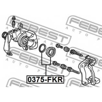 Ремкомплект тормозного суппорта FEBEST 0375-FKR-1