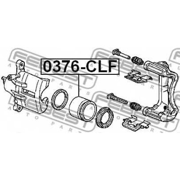 Поршень корпуса скобы тормоза FEBEST 0376-CLF-1