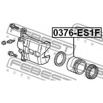 Поршень корпуса скобы тормоза FEBEST 0376-ES1F-1