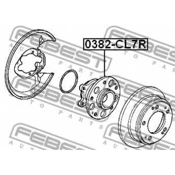 Ступица колеса FEBEST 0382-CL7R-1