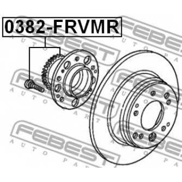 Ступица колеса FEBEST 0382-FRVMR-1