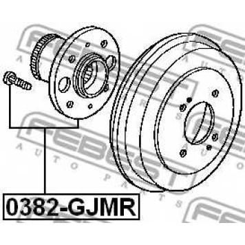 Ступица колеса FEBEST 0382-GJMR-1