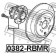 Ступица колеса FEBEST 0382-RBMR