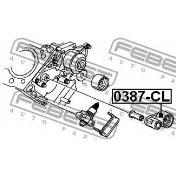 Натяжной ролик ременя ГРМ FEBEST 0387-CL-1