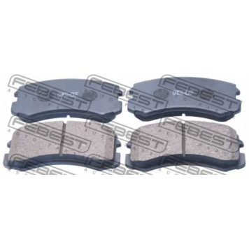 Колодки тормозные дисковые передний для MITSUBISHI LANCER(CS#A,CT0) <b>FEBEST 0401-CKF</b>