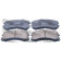 Колодки тормозные дисковые передний для MITSUBISHI LANCER(CS#A,CT0) <b>FEBEST 0401-CKF</b>