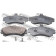 Колодки тормозные дисковые передний для MITSUBISHI COLT(Z2#A,Z3#A) <b>FEBEST 0401-DAF</b>