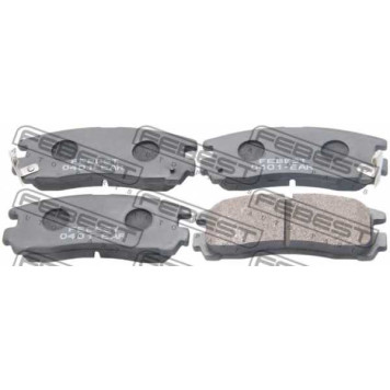 Колодки тормозные дисковые задний для MITSUBISHI 3000 GT, DEBONAIR, DIAMANTE, ECLIPSE, GALANT, GTO, PAJERO PININ, SAPPORO, SIGMA, SPACE RUNNER, SPACE <b>FEBEST 0401-EAR</b>