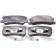 Колодки тормозные дисковые задний для MITSUBISHI DELICA D5, ENDEAVOR, GRANDIS, LANCER, OUTLANDER, PAJERO <b>FEBEST 0401-KH8WR</b>