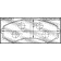 Колодки тормозные дисковые передний для MITSUBISHI ENDEAVOR(D7#W,D8#W), GRANDIS(NA#W), PAJERO(V6#W,V7#W) <b>FEBEST 0401-V75F</b>