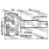 Шарнир приводного вала FEBEST 0410-CJA43