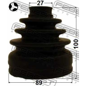 Пыльник приводного вала FEBEST 0415-CW6LHT-1