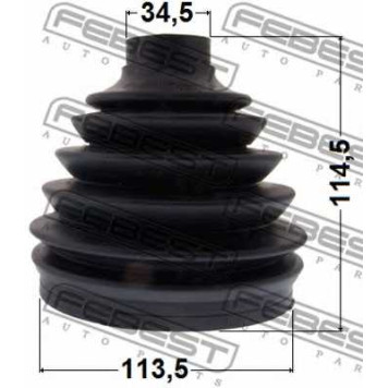 Пыльник приводного вала FEBEST 0415P-V97WR-1