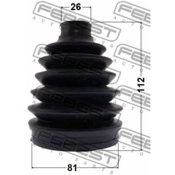 Пыльник приводного вала FEBEST 0417P-GA-1