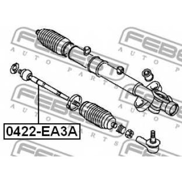 Осевой шарнир рулевой тяги FEBEST 0422-EA3A-1