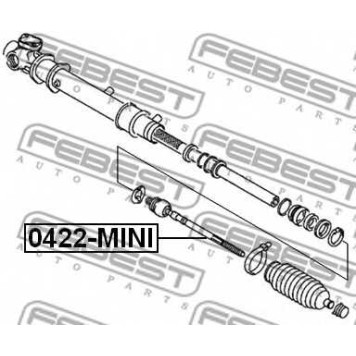 Осевой шарнир рулевой тяги FEBEST 0422-MINI-1