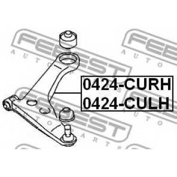 Рычаг независимой подвески колеса FEBEST 0424-CURH-1