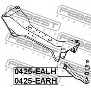 Рычаг независимой подвески колеса FEBEST 0425-EARH-1