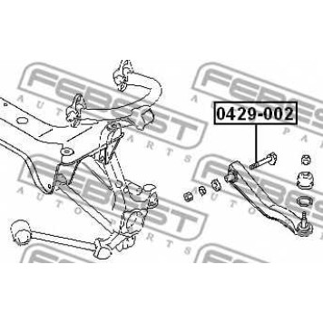 Болт регулировки развала колёс FEBEST 0429-002-1