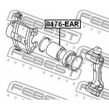 Поршень корпуса скобы тормоза FEBEST 0476-EAR-1