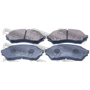 Колодки тормозные дисковые передний <b>FEBEST 0501-BJF</b>