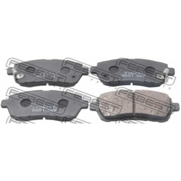 Колодки тормозные дисковые передний для SUZUKI SWIFT(FZ,NZ) <b>FEBEST 0501-DEF</b>