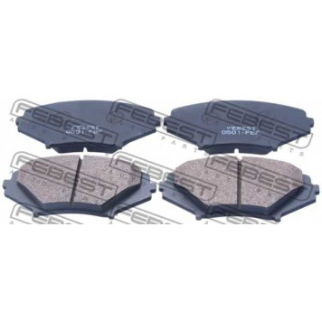 Колодки тормозные дисковые передний <b>FEBEST 0501-FEF</b>