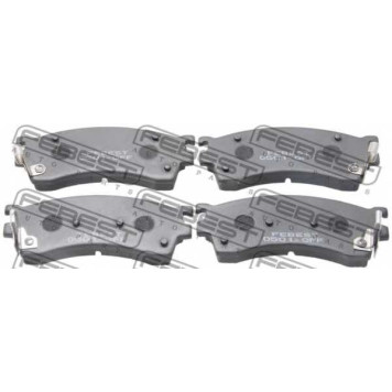 Колодки тормозные дисковые передний <b>FEBEST 0501-GFF</b>