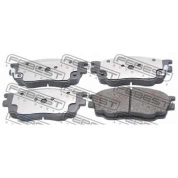 Колодки тормозные дисковые передний <b>FEBEST 0501-GGF</b>