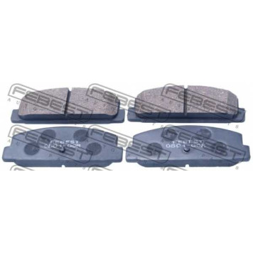 Колодки тормозные дисковые задний для MITSUBISHI STARION(A18#A) <b>FEBEST 0501-GGR</b>