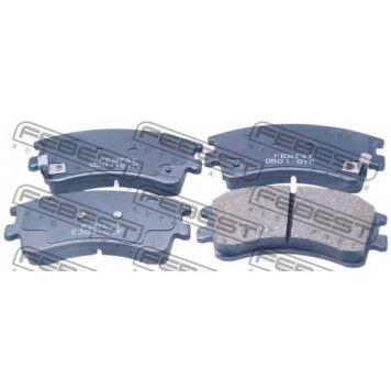 Колодки тормозные дисковые передний <b>FEBEST 0501-GYF</b>