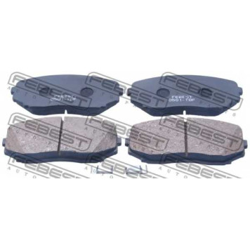 Колодки тормозные дисковые передний <b>FEBEST 0501-TBF</b>
