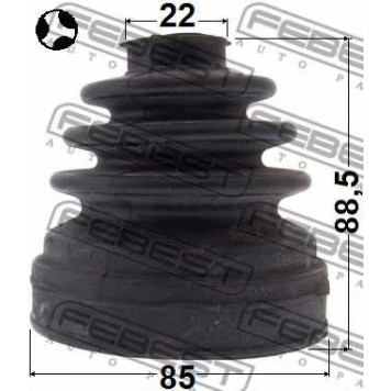 Пыльник приводного вала FEBEST 0515-BK23LHT-1