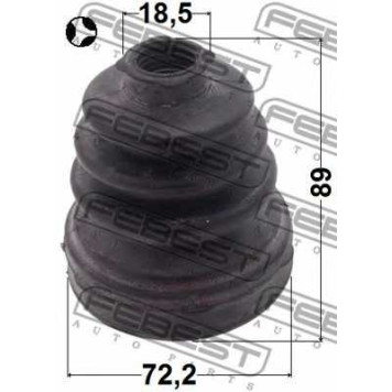 Пыльник приводного вала FEBEST 0515-BKT-1