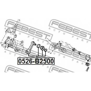 Сошка рулевого управления FEBEST 0526-B2500-1