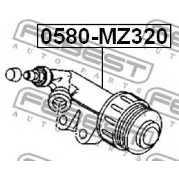 Рабочий цилиндр сцепления FEBEST 0580-MZ320-1