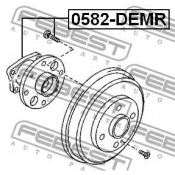 Ступица колеса FEBEST 0582-DEMR-1