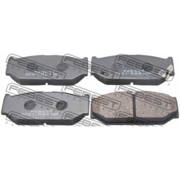 Колодки тормозные дисковые передний для SUZUKI SWIFT(EZ,MZ) <b>FEBEST 0701-RS415F</b>