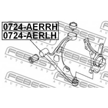 Рычаг независимой подвески колеса FEBEST 0724-AERLH-1