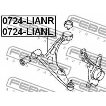 Рычаг независимой подвески колеса FEBEST 0724-LIANR-1