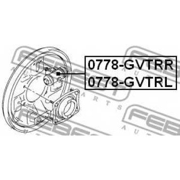 Колесный тормозной цилиндр FEBEST 0778-GVTRR-1
