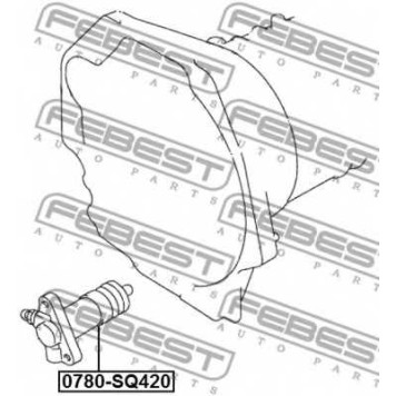 Рабочий цилиндр сцепления FEBEST 0780-SQ420-1