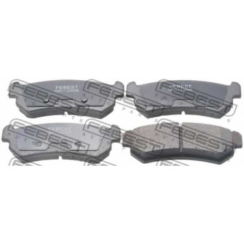 Колодки тормозные дисковые задний <b>FEBEST 1001-J200R</b>