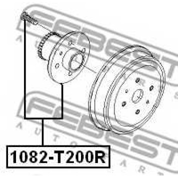 Ступица колеса FEBEST 1082-T200R-1