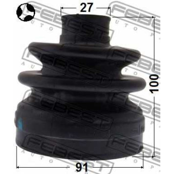 Пыльник приводного вала FEBEST 1215-SANFERHT-1