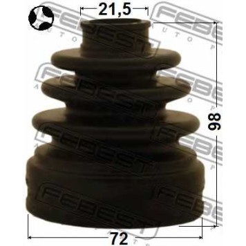 Пыльник приводного вала FEBEST 1215-SOLT-1